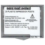 ParaPost P43-4.5 blue .045" (1.14mm) plastic impression post, 20 post refill | SurgiMac Dental Supply