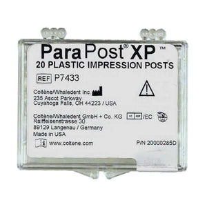 ParaPost XP P743-3 brown .036" (9mm) plastic impression post, 20 post refill | SurgiMac Dental Supply