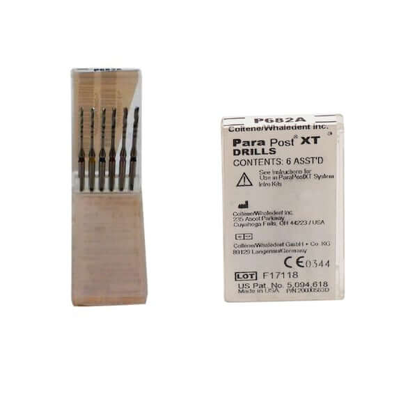 ParaPost XT Drill set, containing 6 drills (one of each size) | SurgiMac Dental Supply