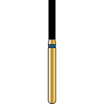 Alpen FG #837.014 Coarse Grit, Flat End Cylinder Diamond Bur. Package of 5 Burs | SurgiMac Dental Supply