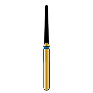 Alpen FG #850.012 Fine Grit, Round End Taper Diamond Bur. Package of 5 Burs | SurgiMac Dental Supply