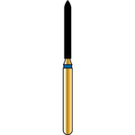 Alpen FG #879.012 Coarse Grit, Beveled Cylinder Diamond Bur. Package of 5 Burs | SurgiMac Dental Supply