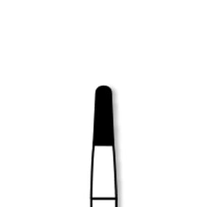 Alpen FG #1171 Round End Tapered Fissure Carbide Bur, Package of 10 | SurgiMac Dental Supply