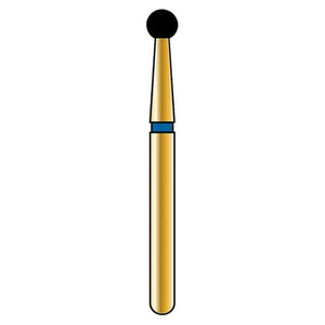 Alpen FG #801.029 Fine Grit, Round Diamond Bur. Package of 5 Burs | SurgiMac Dental Supply