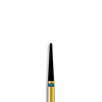 Alpen FG #856L-9.014 Coarse Grit, Long Round End Taper Diamond Bur. Package | SurgiMac Dental Supply