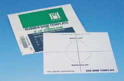 Hygenic Template for 6" Dams, single template | SurgiMac Dental Supply