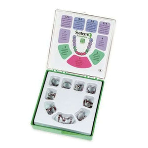 Hygenic System-9 Winged Rubber Dam Clamp Kit, Contains: | SurgiMac Dental Supply