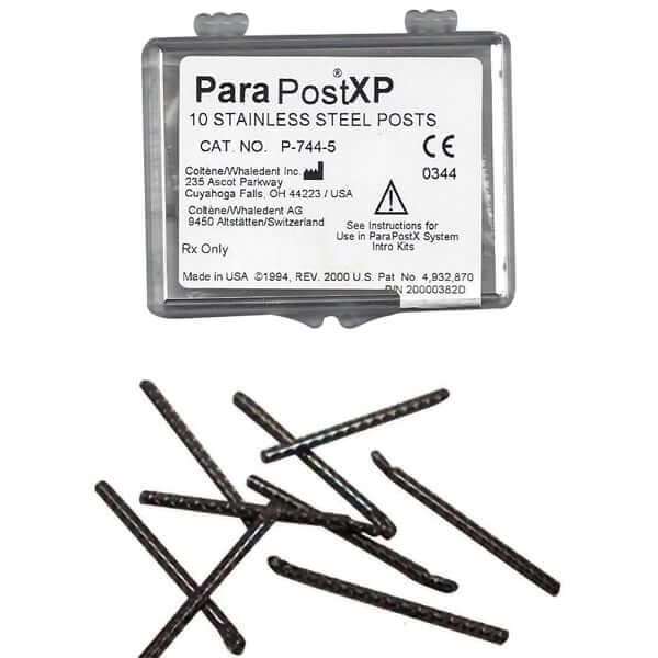 ParaPost XP P744-5 red .050" (1.25mm) stainless steel post, 10 post refill | SurgiMac Dental Supply