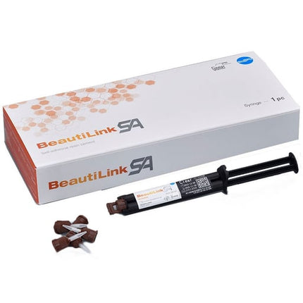 BeautiLink SA Dual-cure Automix Resin Cement, 5 mL Syringe, Clear | C0203 | Shofu Dental | SurgiMac