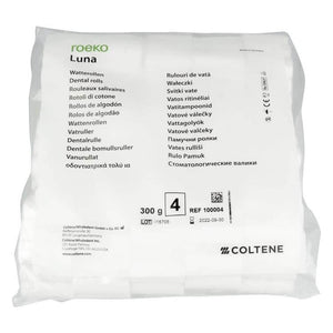 Roeko Luna Cotton Rolls, Size #4, 300 gm | SurgiMac Dental Supply