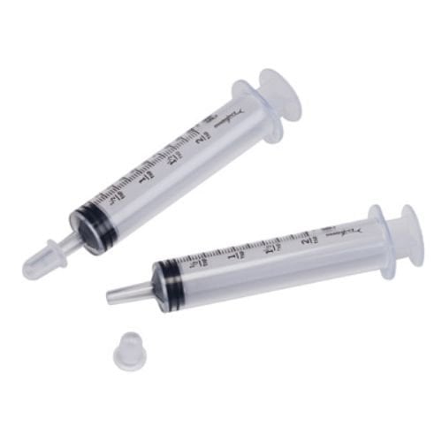 Monoject 10 mL Clear Oral Syringe with Tip Cap 100/Pk. Non-Sterile. Bulk