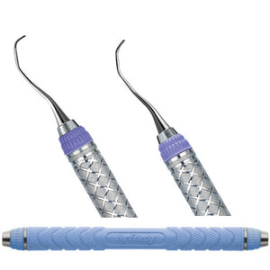 Hu-Friedy #13/14 Gracey Curette with #8 ResinEight Colors Handle - Blue | SurgiMac Dental Supply
