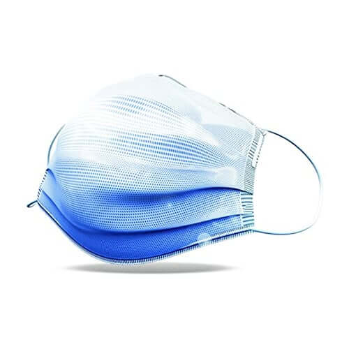 Repel Anti-Fog Earloop Mask SAPPHIRE -4-Ply | SurgiMac Dental Supply