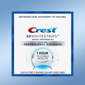 Crest 3D Whitestrips Supreme Professional Exclusive with LED Light, 4 kt/cs 80725895