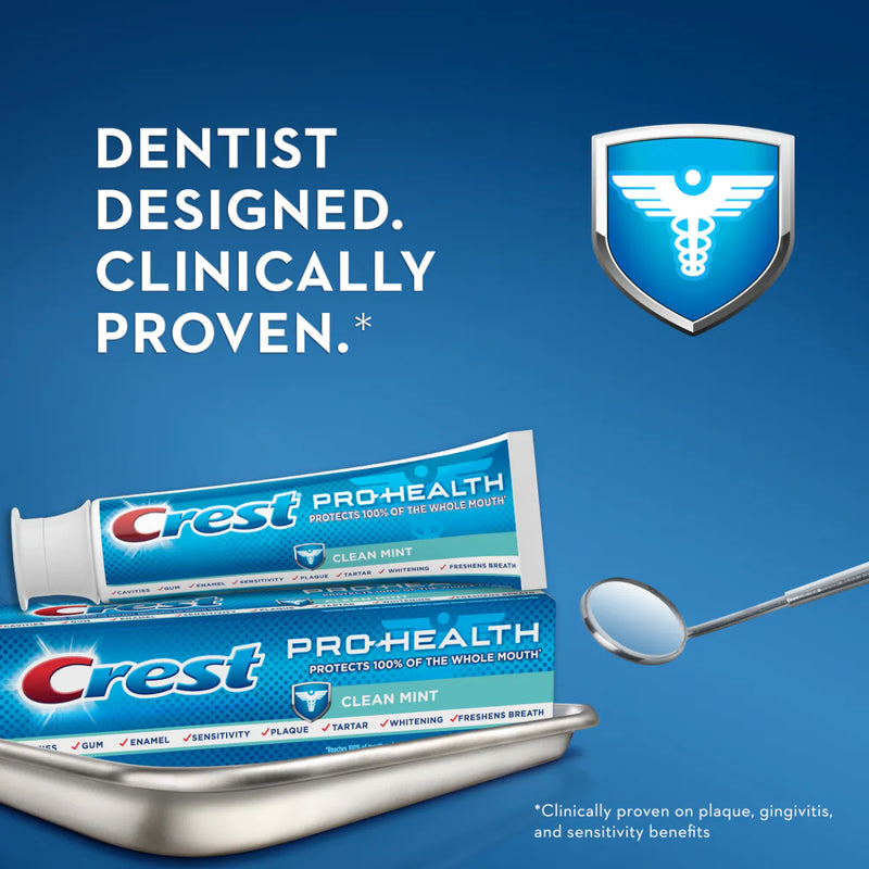 Crest Pro-Health Clean Mint Toothpaste 0.85 Oz - Effective Enamel Protection 80742356