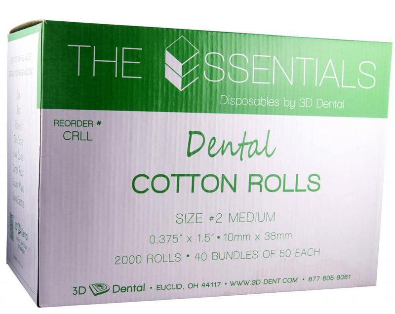 Essentials Cotton Rolls | SurgiMac Dental Supply