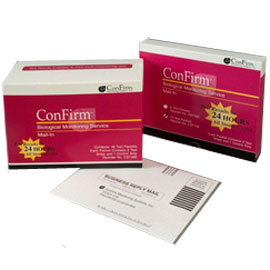 Crosstex ConFirm Premium Test Service Mail-in Sterilizer Indicators Monitoring Service