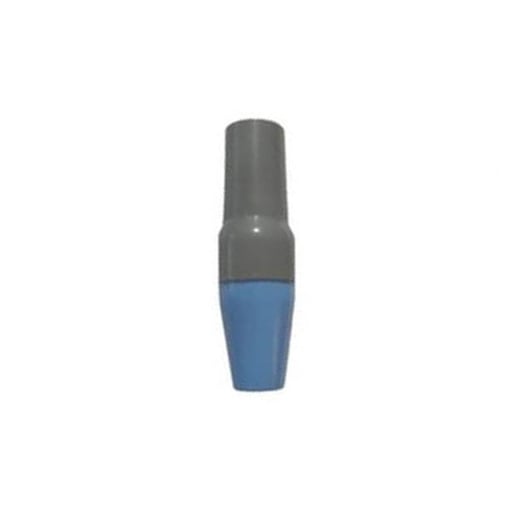 Safe-Flo Saliva Ejector Adapter, Blue/Gray, 50/Bag