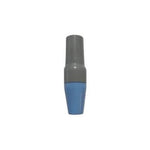 Safe-Flo Saliva Ejector Adapter, Blue/Gray, 50/Bag
