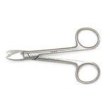 House Brand 4.5" Curved Crown & Gold Scissors With Smooth Blades | SurgiMac Dental Supply