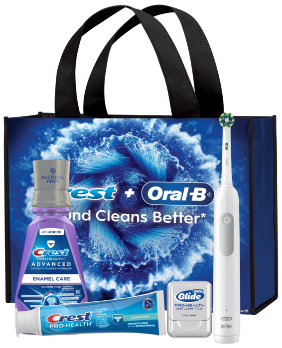 Crest Daily Clean System Electric Toothbrush Bundle Case/3 ADS Item #: 483080738524 80738524