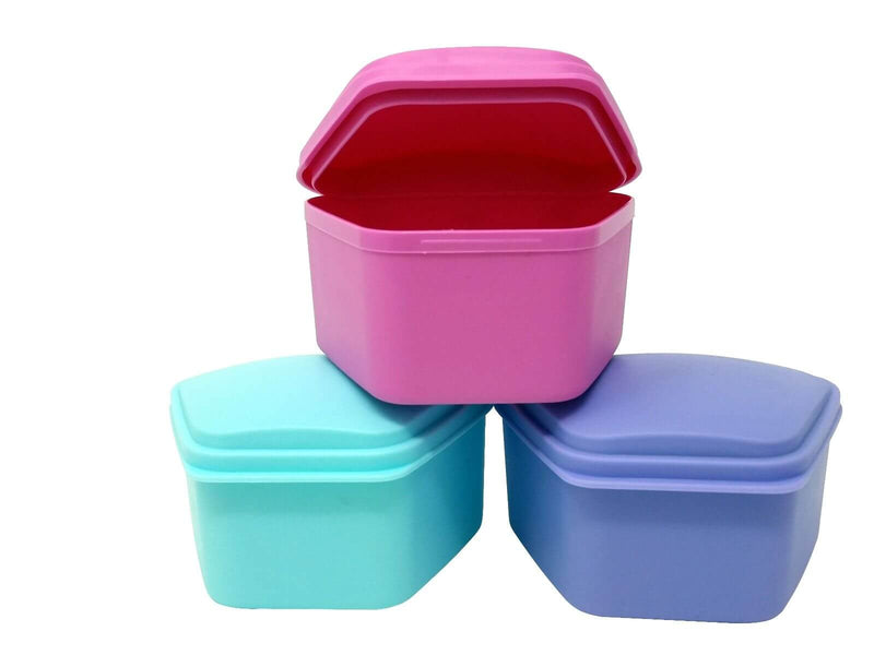 Essentials Denture Box Dozen/Bag Assorted Colors | SurgiMac Dental Supply