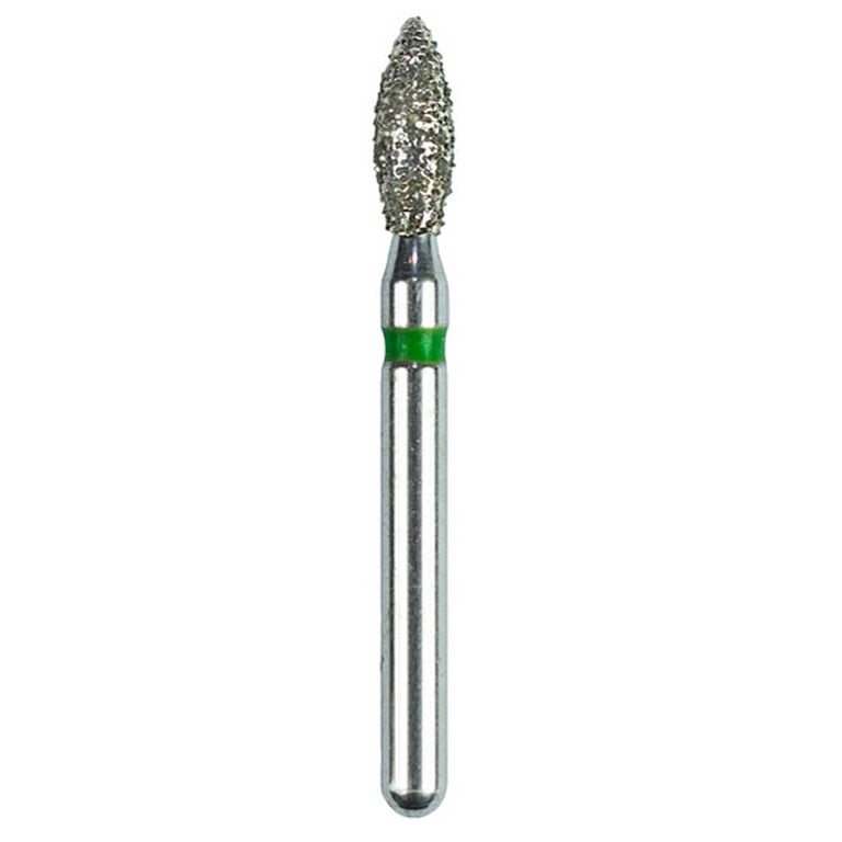 Defend FG #368.018 Coarse Football Shaped Diamond Bur, 5/Pk
