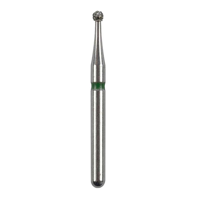 Defend FG #801.012 Coarse Round Diamond Bur, 5/Pk