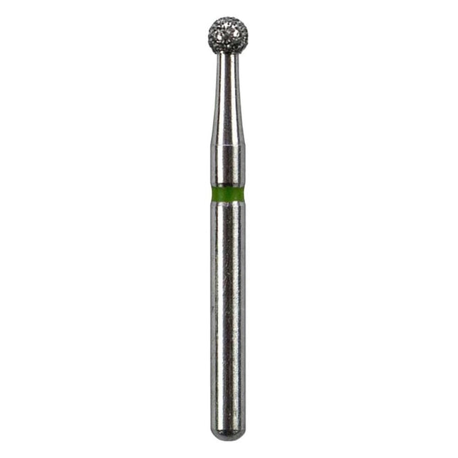 Defend FG #801.018 Coarse Round Diamond Bur, 5/Pk