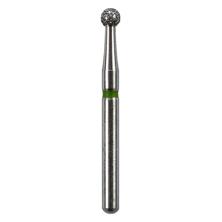 Defend FG #801.018 Coarse Round Diamond Bur, 5/Pk