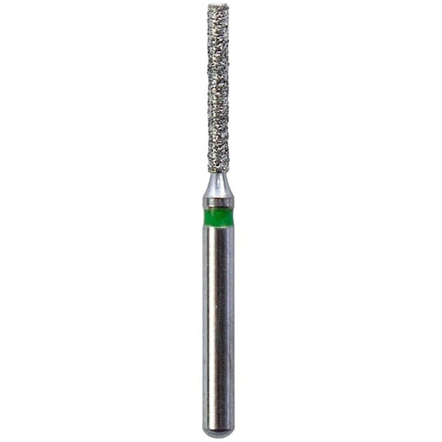 Defend FG #837.010 Coarse Flat End Cylinder Diamond Bur, 5/Pk