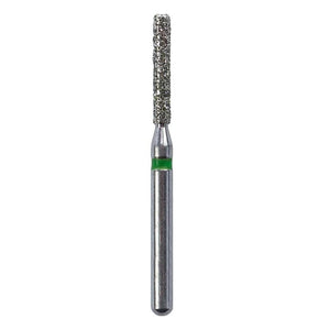 Defend FG #837.012 Coarse Flat End Cylinder Diamond Bur, 5/Pk