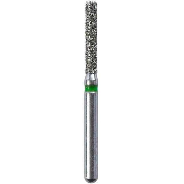 Defend FG #837.014 Coarse Flat End Cylinder Diamond Bur, 5/Pk
