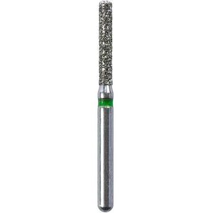 Defend FG #837.014 Coarse Flat End Cylinder Diamond Bur, 5/Pk