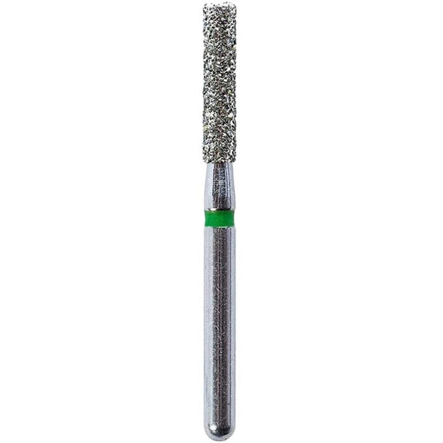 Defend FG #837.016 Coarse Flat End Cylinder Diamond Bur, 5/Pk