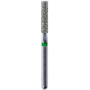 Defend FG #837.016 Coarse Flat End Cylinder Diamond Bur, 5/Pk
