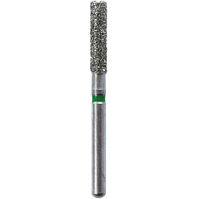 Defend FG #837.018 Coarse Flat End Cylinder Diamond Bur, 5/Pk