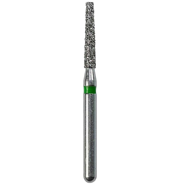 Defend FG #847.014 Coarse Flat End Taper Diamond Bur, 5/Pk