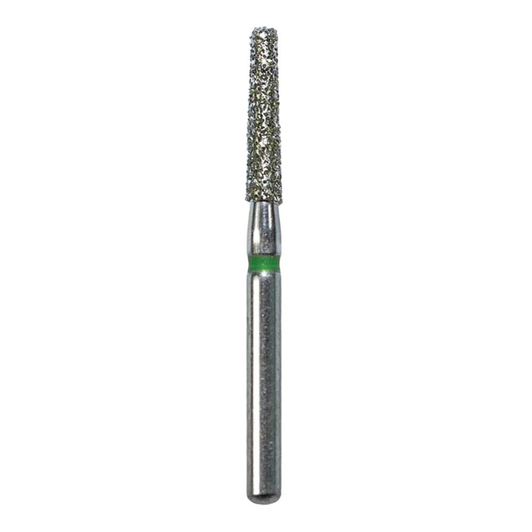 Defend FG #847.016 Coarse Modified Shoulder Taper Diamond Bur, 5/Pk