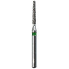 Defend FG #848.012 Coarse Flat End Taper Diamond Bur, 5/Pk