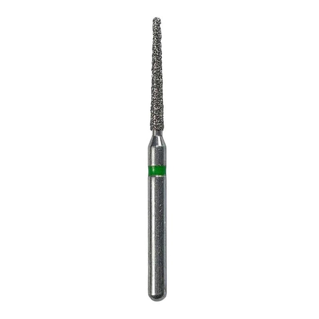 Defend FG #850.012 Coarse Round End Taper Diamond Bur, 5/Pk