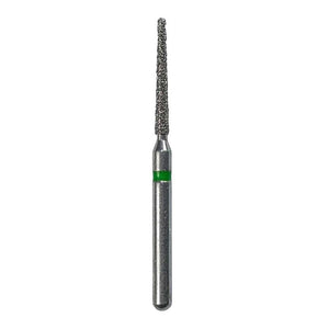 Defend FG #850.012 Coarse Round End Taper Diamond Bur, 5/Pk