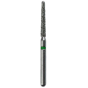 Defend FG #850.014 Coarse Round End Taper Diamond Bur, 5/Pk