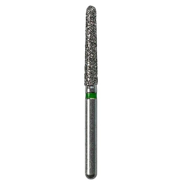 Defend FG #850.018 Coarse Round End Taper Diamond Bur, 5/Pk
