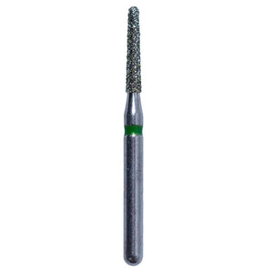 Defend FG #855.014 Coarse Round End Taper Diamond Bur, 5/Pk