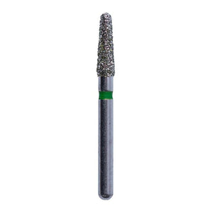 Defend FG #855.018 Coarse Round End Taper Diamond Bur, 5/Pk