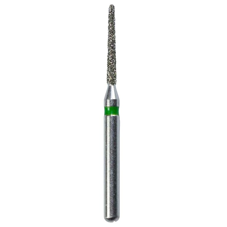 Defend FG #856.010 Coarse Round End Taper Diamond Bur, 5/Pk