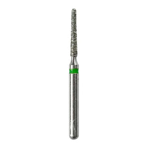 Defend FG #856.012 Coarse Round End Taper Diamond Bur, 5/Pk