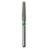 Defend FG #856.018 Coarse Round End Taper Diamond Bur, 5/Pk