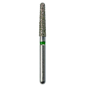 Defend FG #856.018 Coarse Round End Taper Diamond Bur, 5/Pk